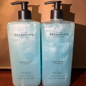 NEW- 2 Pecksniff Sandalwood and Vanilla Hand Wash